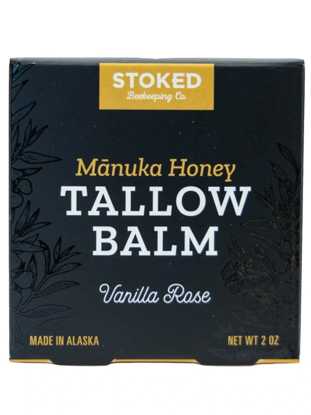 Stoked Beekeeping Manuka Honey Tallow Balm VANILLA ROSE NEW